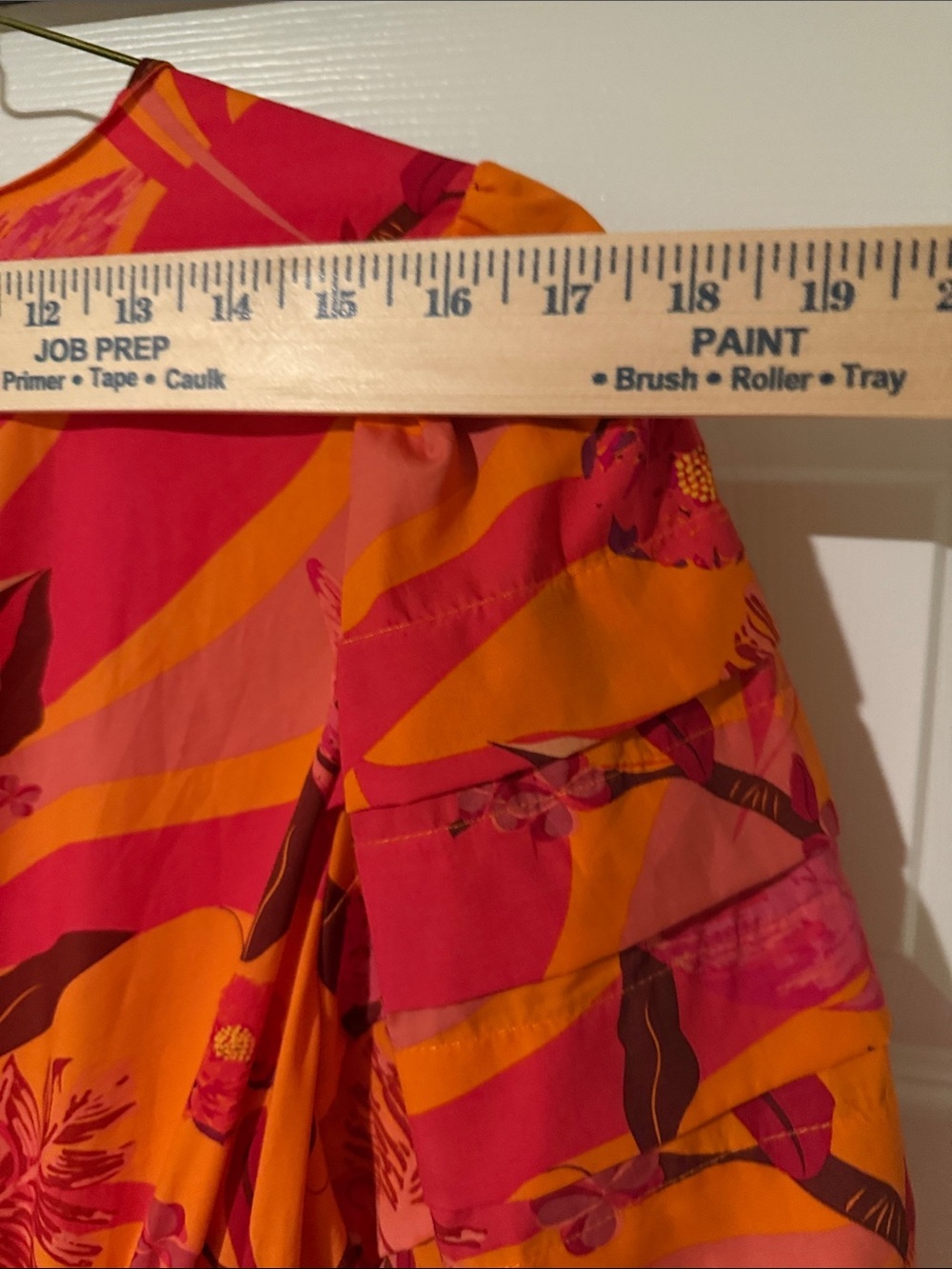 MELLODAY Pink and Orange Floral Midi Dress - Picture 7 of 9